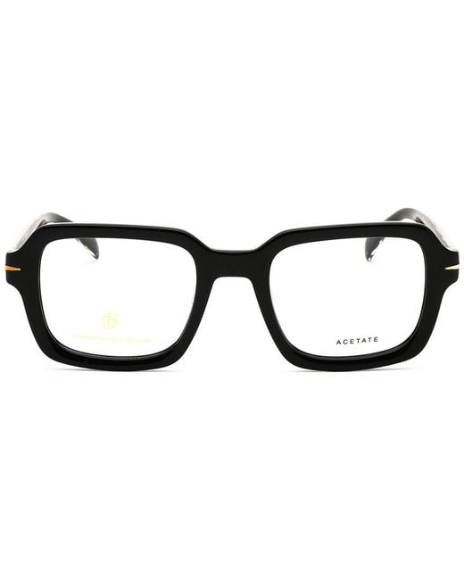 David Beckham Black 50Mm Optical Frames for men