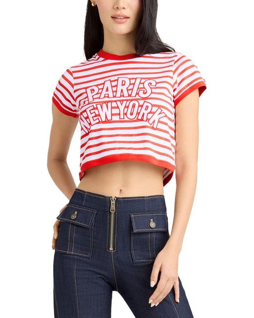 Cinq À Sept Red Cinq Á Sept Becka Slim Fit Tee