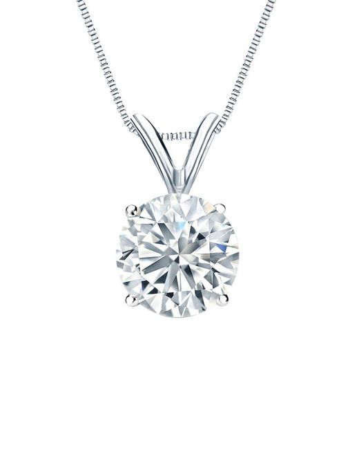 Sabrina Designs Lab Grown Diamonds White 14K 2.00 Ct. Tw. Lab-Grown Diamond Solitaire Necklace