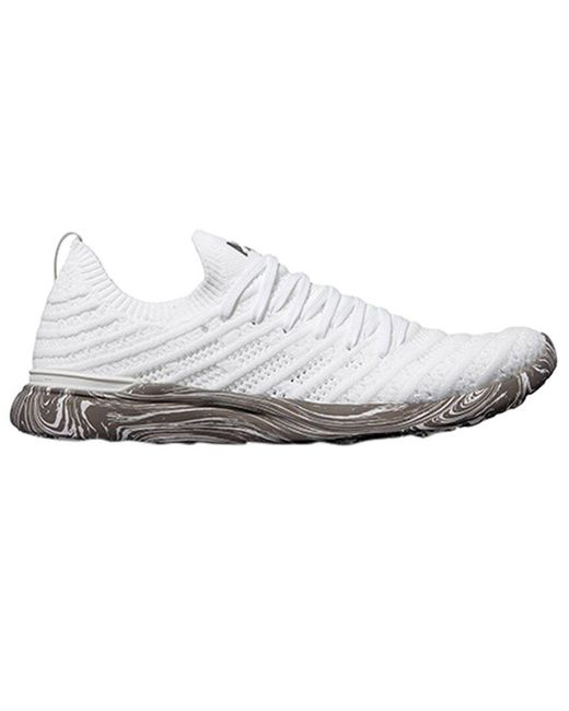 Athletic Propulsion Labs White Athletic Propulsion Labs Techloom Wave Sneaker for men