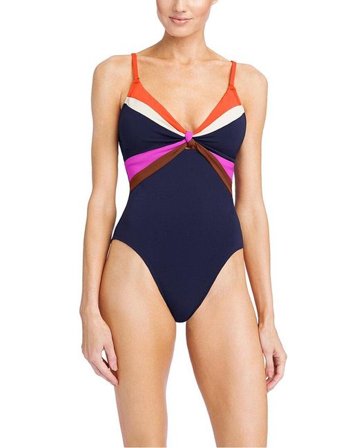 Robin Piccone Synthetic Billie One-piece in Blue - Lyst