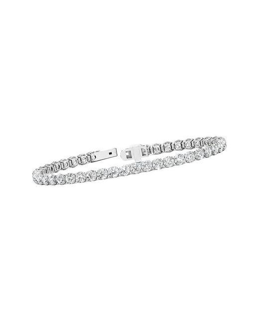 Lab Grown Diamonds White 14K 9.04 Ct. Tw. Lab-Grown Diamond Tennis Bracelet