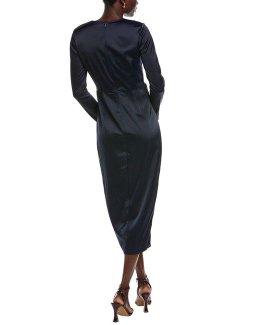 AIIFOS Blue Corinne Midi Dress