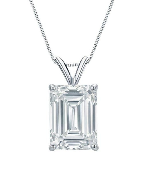 Sabrina Designs Lab Grown Diamonds White 14K 2.00 Ct. Tw. Lab-Grown Diamond Solitaire Pendant