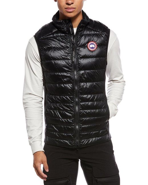Canada Goose Black Hybridge Lite Vest for men