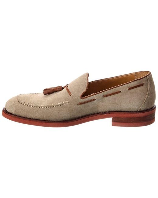 Johnston & Murphy Multicolor Ashford Tassel Slip-on Suede Loafer for men