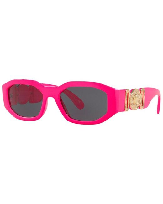 Versace Pink Fashion 53mm Sunglasses for men