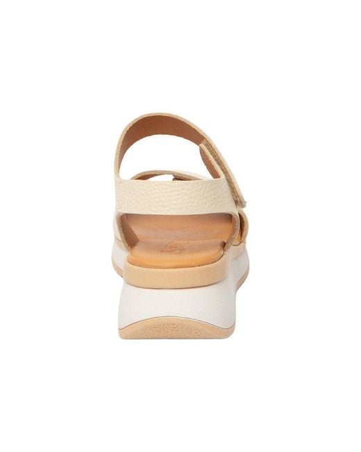 Menina Step Metallic Napoli Leather Sandal