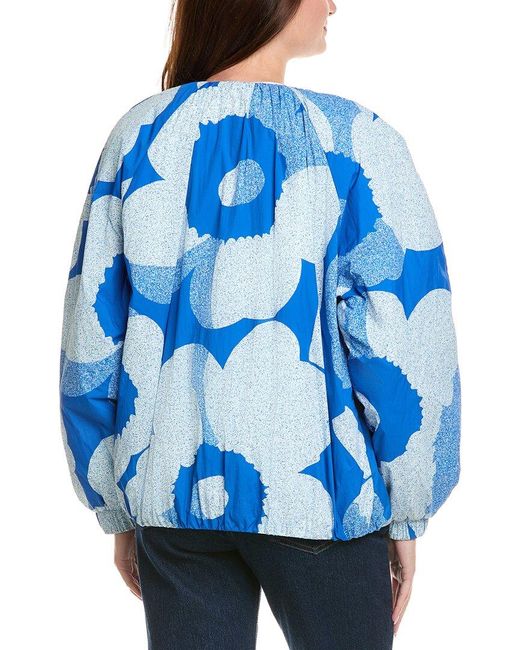 Marimekko Blue Silmu Unikko Jacket