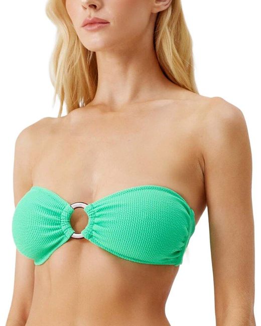 Melissa Odabash Green Belgium Bikini Top