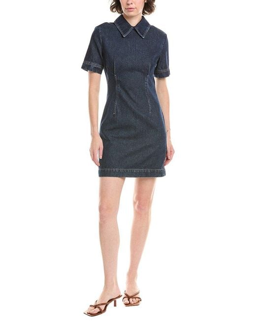Sportmax Blue Douglass Sheath Dress