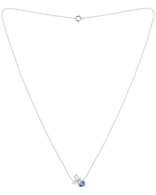 Gregg Ruth Blue 14K 0.58 Ct. Tw. Diamond & Sapphire Pendant