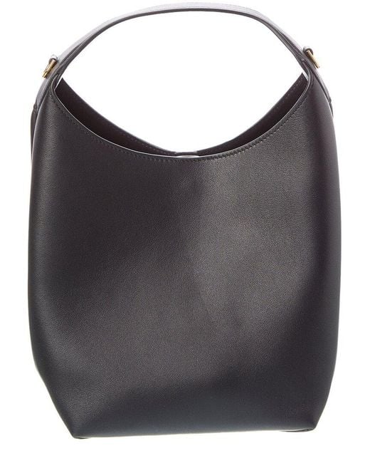 Céline Black Leather Shoulder Bag