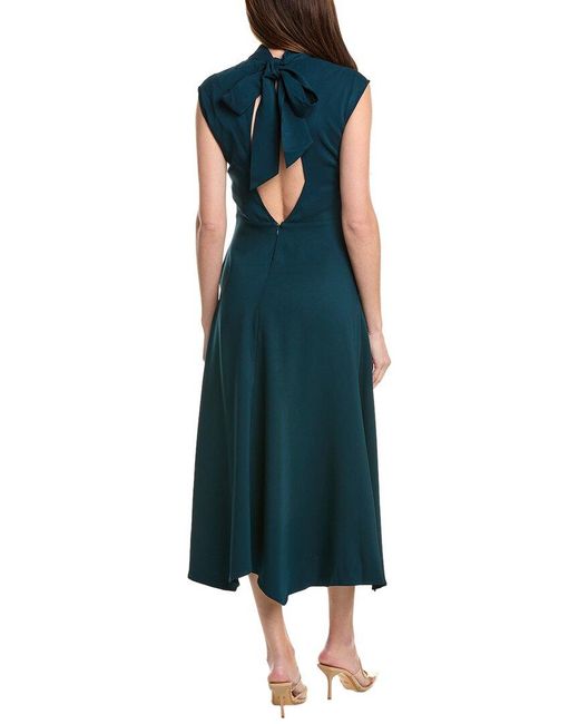 strapless open back dress HALEIA Black Embroidered Long Tail Maxi Dress with Open Back main image 1