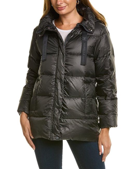 Marella Lalla Quilted Jacket in Black | Lyst UK