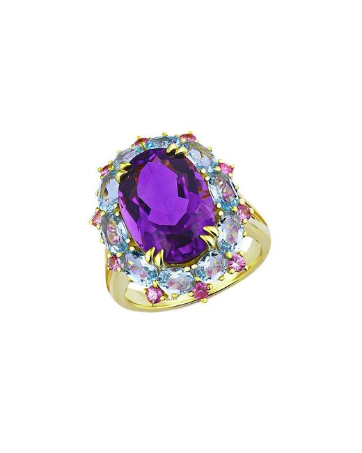 Kai Fine Jewelry Purple 14K 7.95 Ct. Tw. Gemstone Cocktail Ring