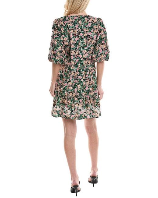 Johnny Was Black Rebakah Poplin Midi Dress