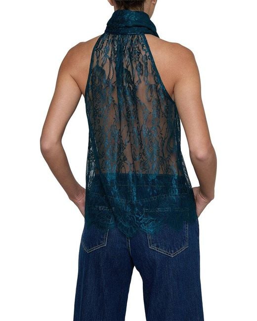 L'Agence Blue Reece Top