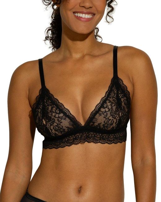 Cosabella Black Courtney Peek A Boo Bralette
