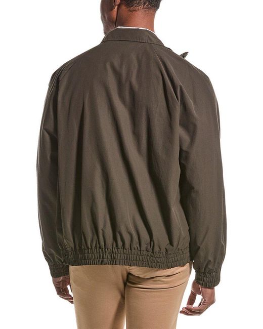 Vince Brown Windbreaker Zip Jacket for men