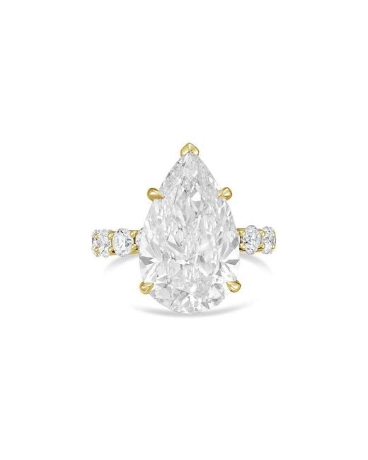 Diana M White Diana M. 18K 8.70 Ct. Tw. Lab-Grown Diamond Pave Ring