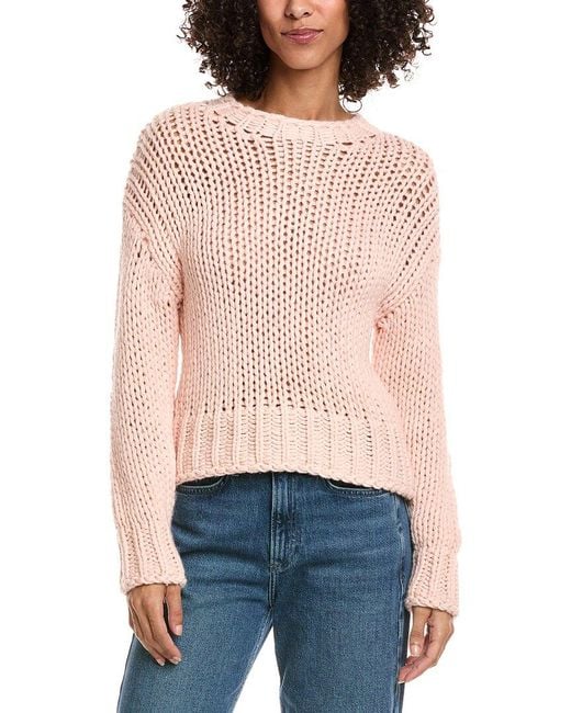 Officine Generale Red Officine Generale Salimah Wool & Cashmere-blend Sweater