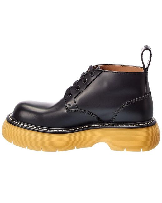Bottega Veneta Blue The Bounce Leather Bootie