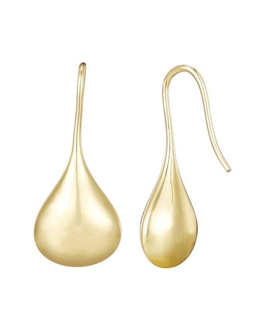Adornia Metallic 14K Plated Rain Drop Wire Earrings