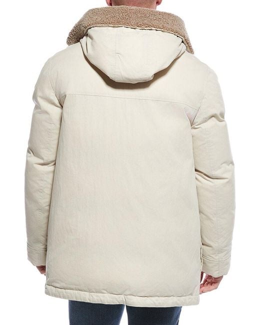 Brunello Cucinelli Natural Down Coat for men