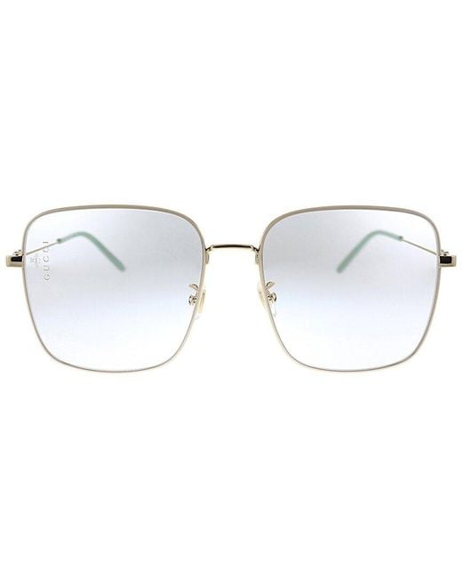 Gucci White Gg0445O 56Mm Optical Frames