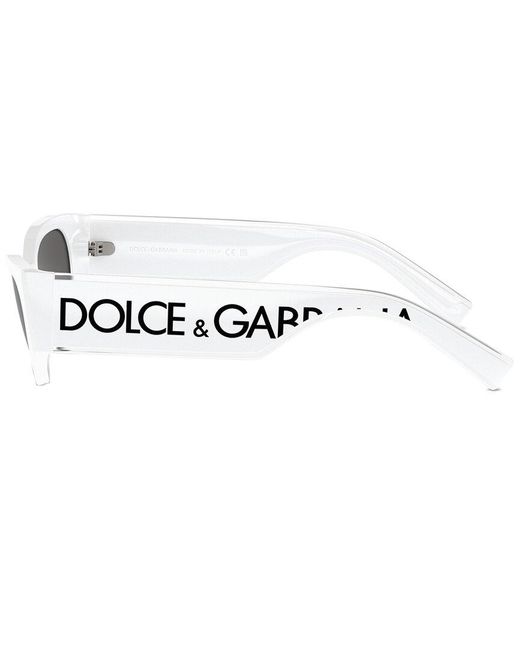 Dolce & Gabbana White Dg6186 52mm Sunglasses