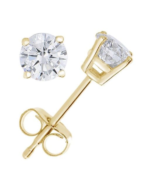 Amairah Metallic 14K 1.50 Ct. Tw. Lab-Grown Diamond Studs