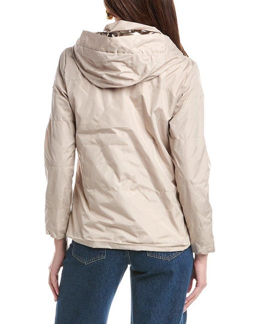 Nicole Miller Natural Solid Windbreaker
