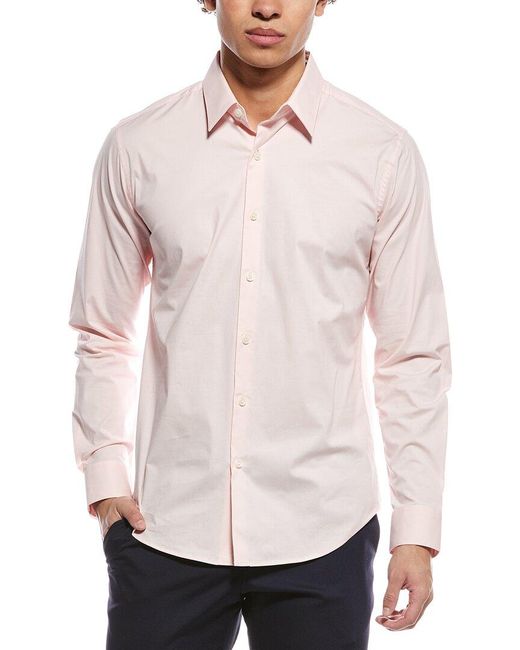 Theory Pink Sylvain Shirt for men