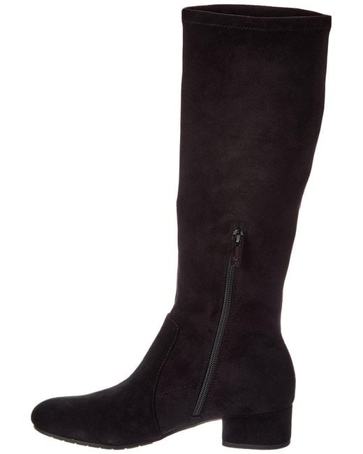 Dune Black Topsy Suede Boot