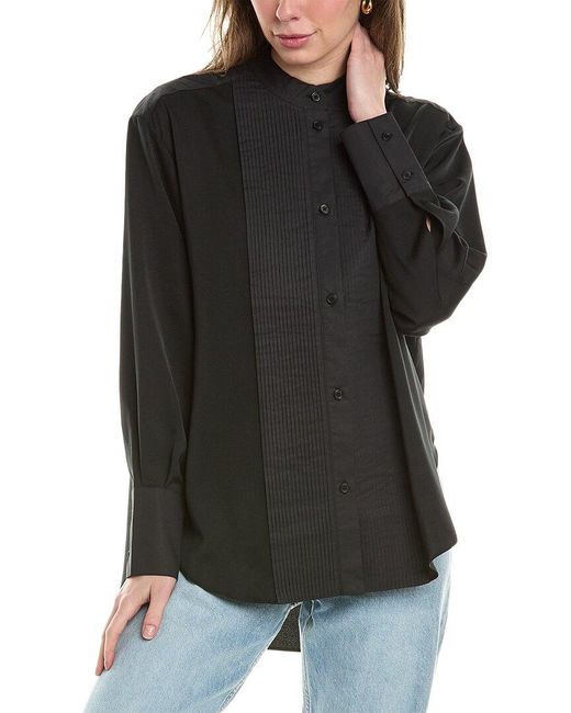 AllSaints Black Mae Shirt