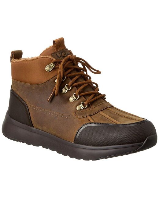 Ugg Brown Finnick Leather Boot for men