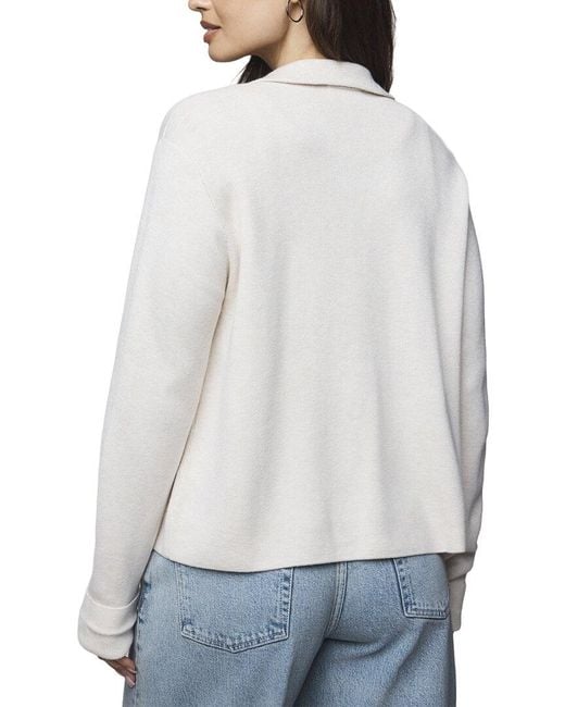 Splendid White Estelle Cashmere-Blend Jacket
