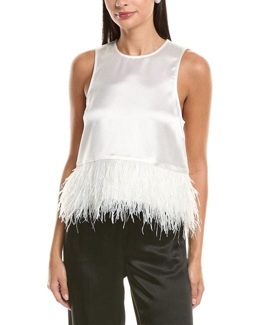 Cinq À Sept White Charisse Top
