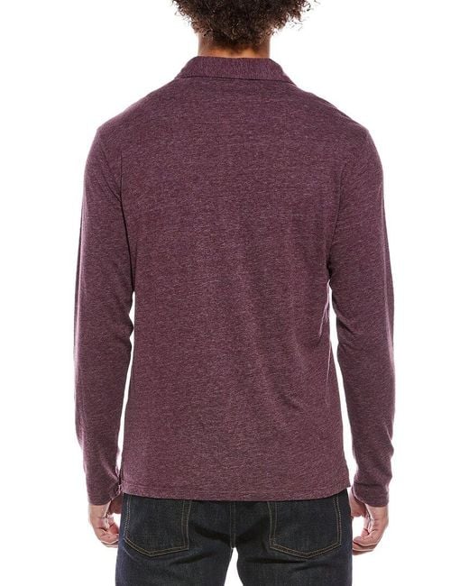 John Varvatos Purple Mercury Polo Shirt for men