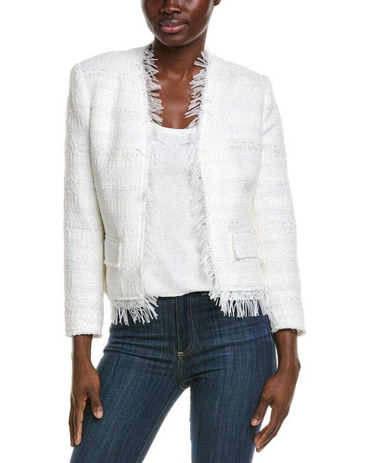 Kobi Halperin White Harper Tweed Jacket