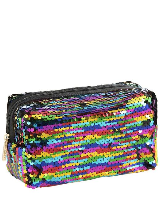 Shiraleah Multicolor Bling Cosmetic Pouch
