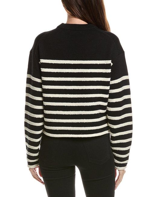 Proenza Schouler Black Nia Cashmere-Blend Sweater