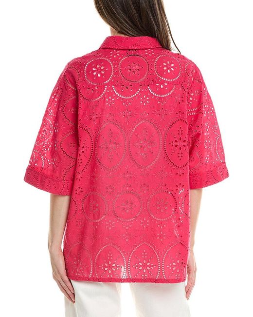 Charo Ruiz Red Isma Blouse