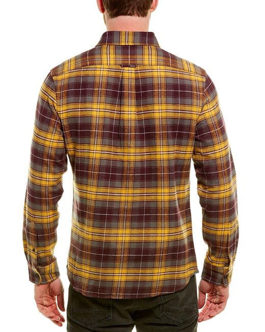Grayers Heritage Flannel Shirt in Gray for Men | Lyst