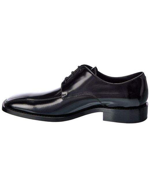 Balenciaga Black Leather Oxford for men