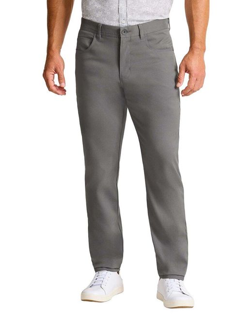 Tommy Bahama Gray Islandzone Performance 5-Pocket Pant for men