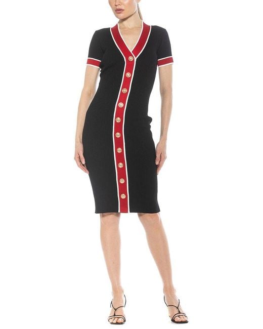 Alexia Admor Black Otto Shirtdress