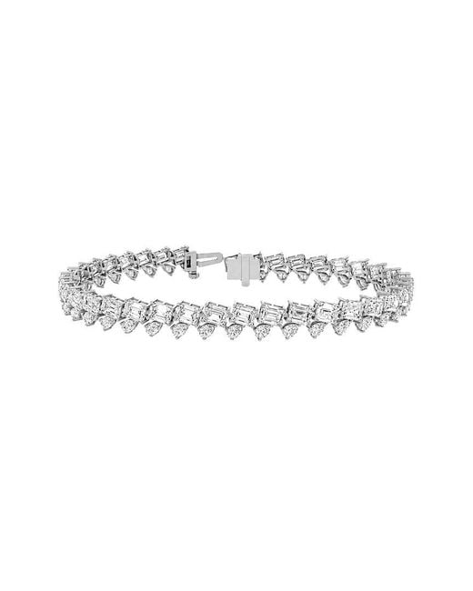 Lab Grown Diamonds White 14K 10.64 Ct. Tw. Lab-Grown Diamond Tennis Bracelet