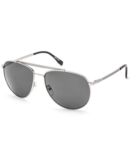 Lacoste Gray L177Sp 714 59Mm Polarized Sunglasses for men